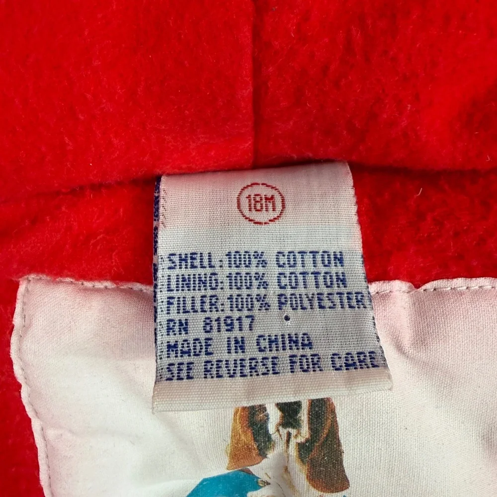 HUSH PUPPIES Vintage Multicolor Primary Colorblock Snowsuit 18M‎